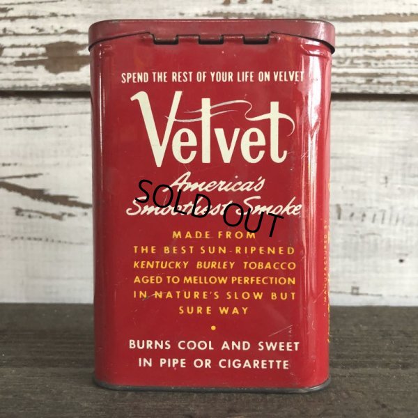 画像3: Vintage Velvet Tabacco Pocket Tin Can (J339)
