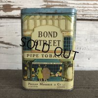 Vintage BOND STREET Tabacco Pocket Tin Can (J343)    