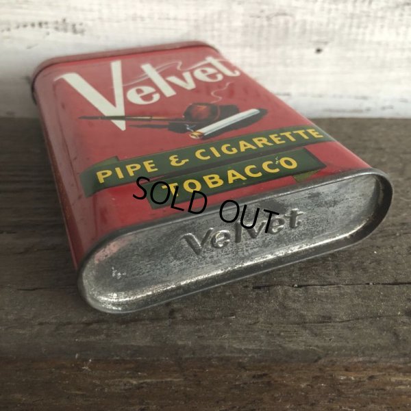 画像5: Vintage Velvet Tabacco Pocket Tin Can (J339)