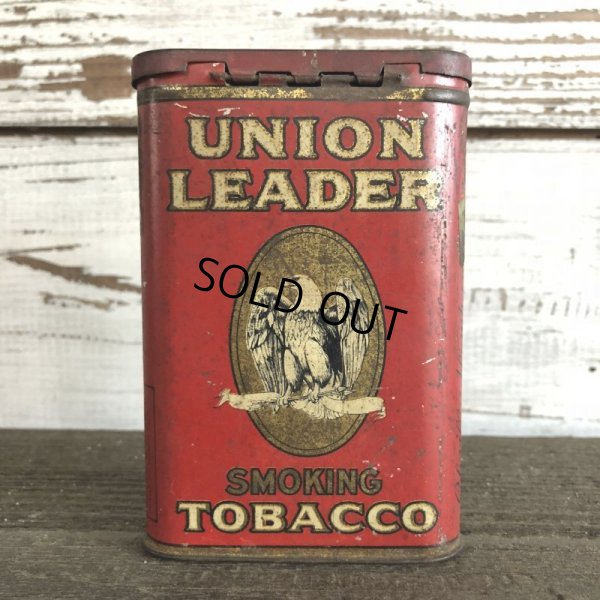 画像3: Vintage UNION LEADER Tabacco Pocket Tin Can (J340)    