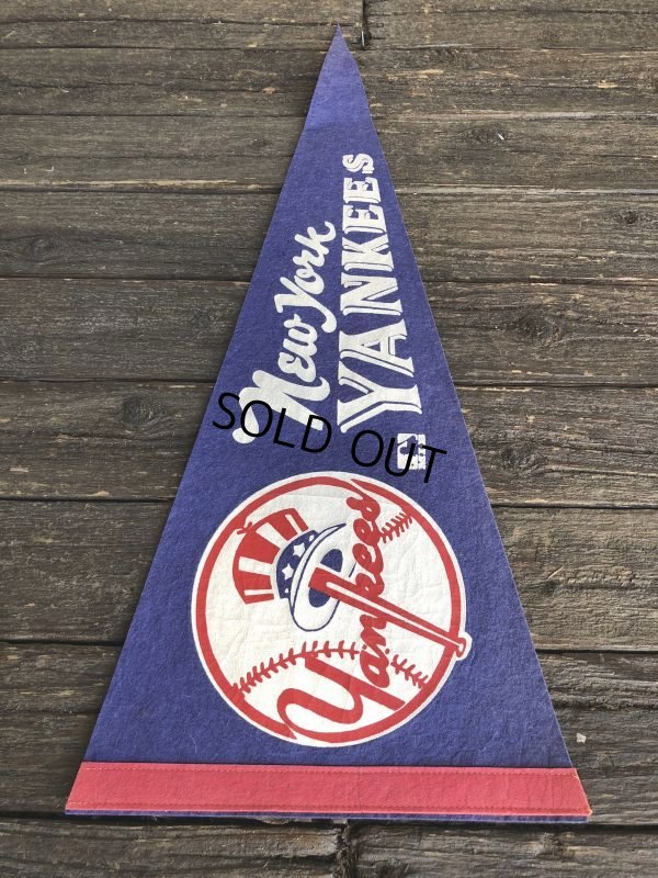 画像5: Vintage MLB Pennant Flag Banners NY YANKEES (J355)