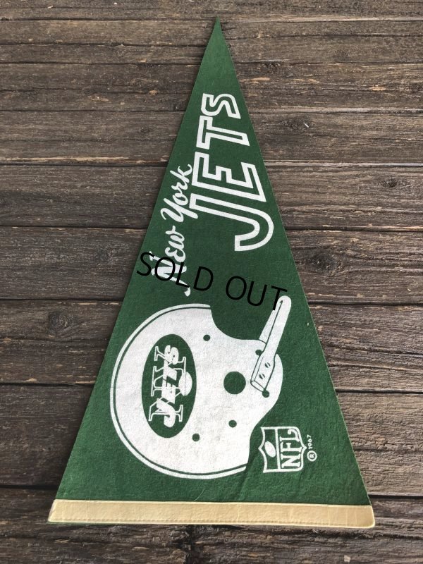 画像6: 60s Vintage NFL Pennant Flag Banners NY JETS (J353)