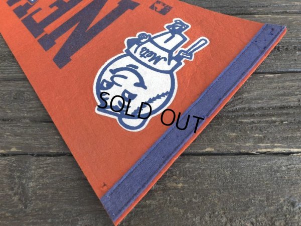 画像5: Vintage MLB Pennant Flag Banners NY METS (J354)