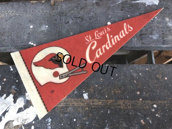 画像1: 70s Vintage NFL Mini Pennant St Louis Cardinals (J350)