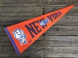 画像1: Vintage MLB Pennant Flag Banners NY METS (J354) (1)