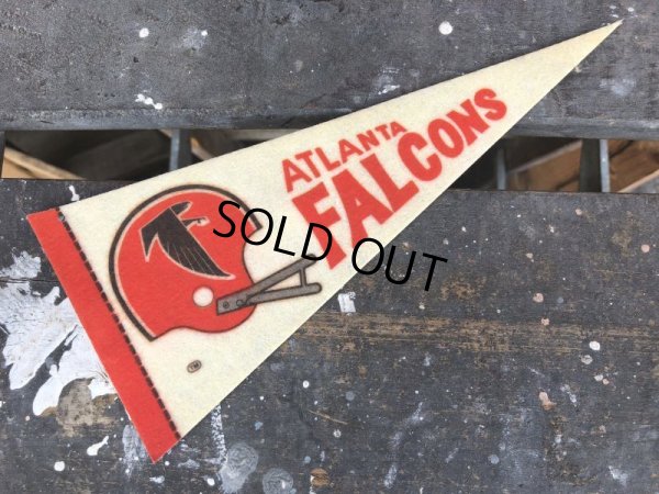 画像1: 70s Vintage NFL Mini Pennant ATLANTA FALCONS (J348)