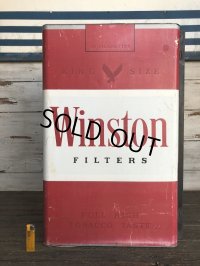 Vintage Winston Cigarettes Flange Double Sided Store Display Sign (J359)