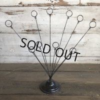 Vintage Wire Display Stand Card Holder (J357)