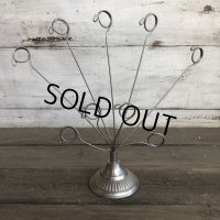 Vintage Wire Display Stand Card Holder (J356)
