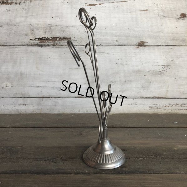 画像4: Vintage Wire Display Stand Card Holder (J356)