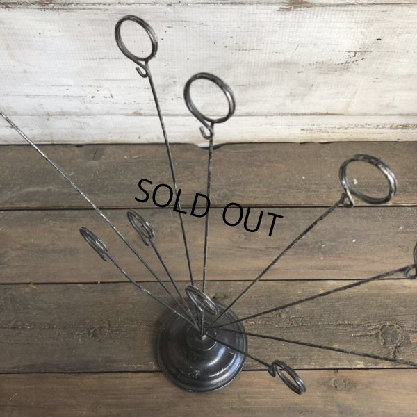 画像4: Vintage Wire Display Stand Card Holder (J357)