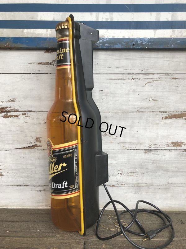 画像3: 80s Miller Beer Genuine Draft Cold Filtered Neon Sign (J361)