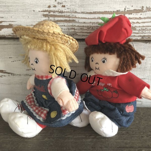 画像5: Vintage Campbell Soup Kids Mini Doll Tomato Set (J363)