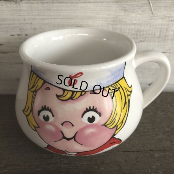 画像1: Vintage Campbell Soup Kids Girl Face Mug (J370)