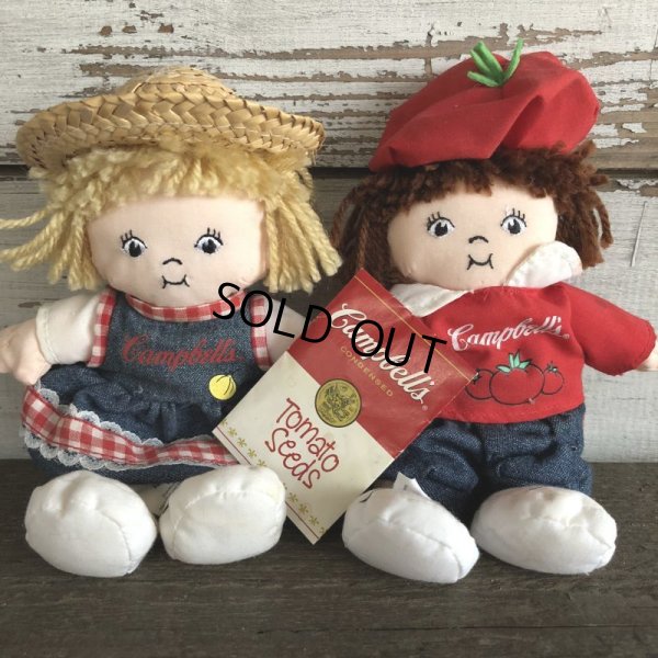 画像9: Vintage Campbell Soup Kids Mini Doll Tomato Set (J363)