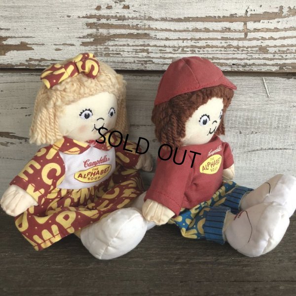 画像3: Vintage Campbell Soup Kids Mini Doll Alphabet Set (J365)