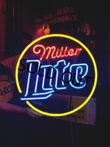 Miller Lite Beer Neon Sign (J376)