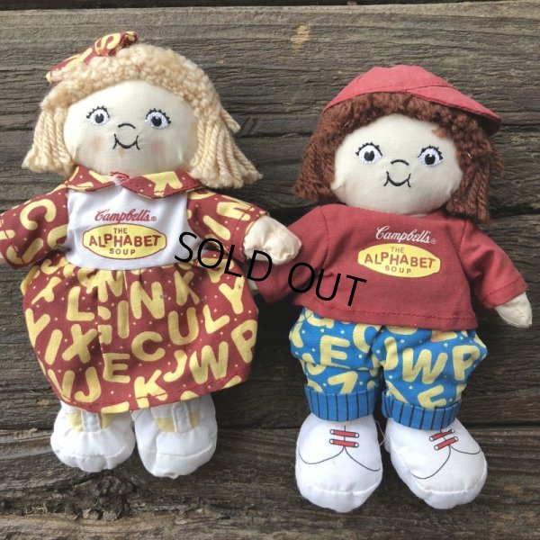 画像6: Vintage Campbell Soup Kids Mini Doll Alphabet Set (J365)