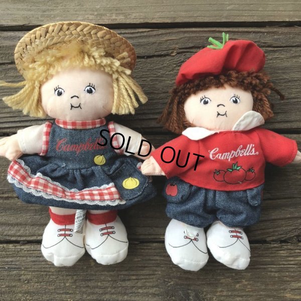 画像6: Vintage Campbell Soup Kids Mini Doll Tomato Set (J363)