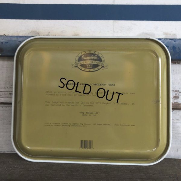 画像7: Vintage Campbell Soup Kids Carolers Tray (J374)