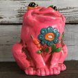 画像6: Vintage Coin Bank Psychedelic Hippie Frog (J382)  