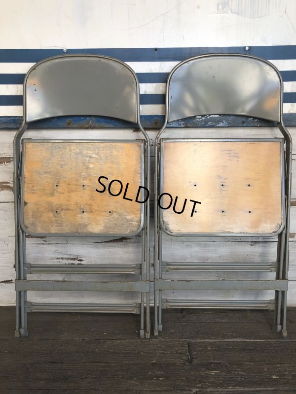 画像12: Vintage Metal Folding Chair (J377)