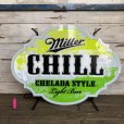 画像2: Miller Chill Lime Flavored Beer Lighted Sign CHELADA STYLE (J377) (2)