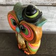 画像7: Vintage Coin Bank Psychedelic Hippie Owl (J383)  