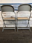 画像3: Vintage Metal Folding Chair (J377)