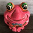 画像5: Vintage Coin Bank Psychedelic Hippie Frog (J382)  