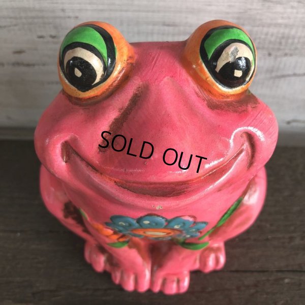 画像5: Vintage Coin Bank Psychedelic Hippie Frog (J382)  