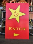 画像1: Vintage Original Carl's Jr Drive-thru Sign ENTER (J379) (1)