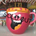 70s Vintage Funny Face mug  Loud Mouth Punch (J388)