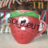 70s Vintage Funny Face mug  Freckle Face Strawberry (J389)