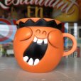 画像1: 70s Vintage Funny Face mug Jolly Olly Orange (J385) (1)