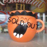 70s Vintage Funny Face mug Jolly Olly Orange (J385)