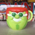 画像1: 70s Vintage Funny Face mug With It Watermelon (J384) (1)