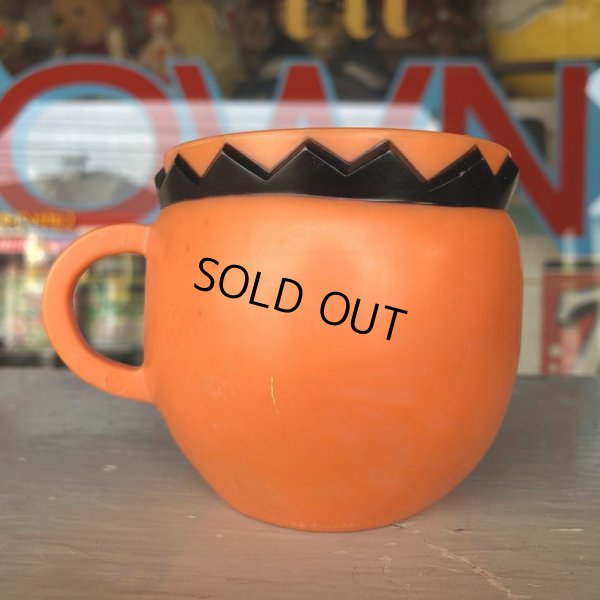 画像3: 70s Vintage Funny Face mug Jolly Olly Orange (J385)