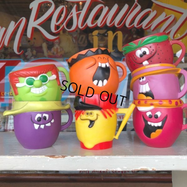 画像6: 70s Vintage Funny Face mug  Freckle Face Strawberry (J389)