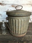 画像1: 40s Vintage PEEVES US 5GAL Industrial Metal Can (J393) (1)