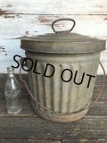 40s Vintage PEEVES US 5GAL Industrial Metal Can (J393)