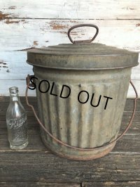 40s Vintage PEEVES US 5GAL Industrial Metal Can (J393)