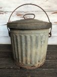 画像2: 40s Vintage PEEVES US 5GAL Industrial Metal Can (J393) (2)