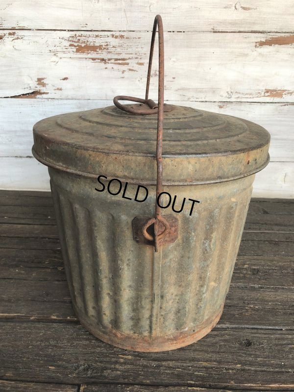 画像3: 40s Vintage PEEVES US 5GAL Industrial Metal Can (J393)