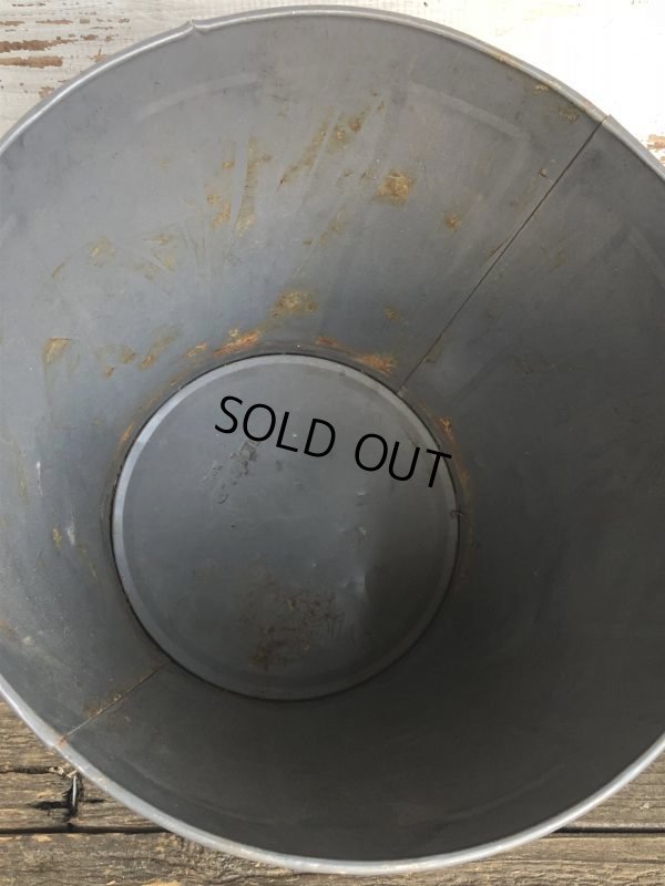 画像6: Vintage Mipro Industrial Metal Trush Can (J391)