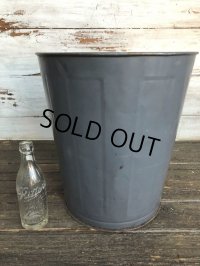 Vintage Mipro Industrial Metal Trush Can (J391)