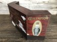 画像4: 20s Vintage Champion Spark Plug Display Cabinet (J395) (4)