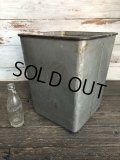 Vintage UAN - DEE Industrial Metal Trush Can (J392)