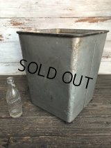 Vintage UAN - DEE Industrial Metal Trush Can (J392)