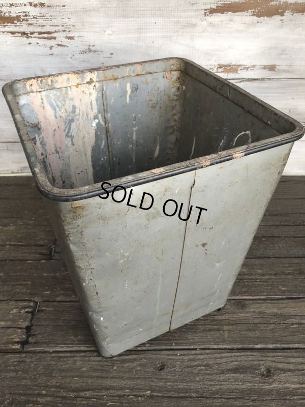 画像4: Vintage UAN - DEE Industrial Metal Trush Can (J392)